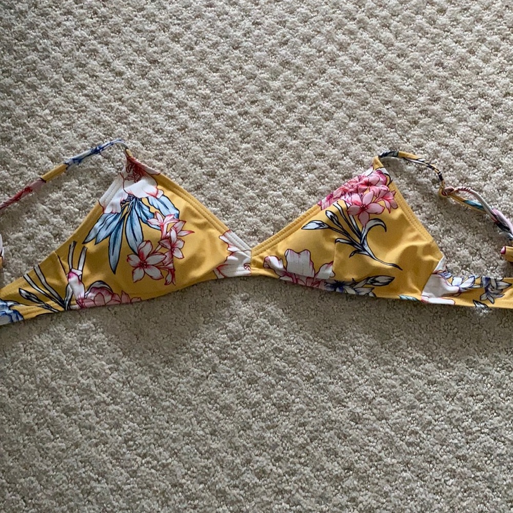 Yellow Floral bikini